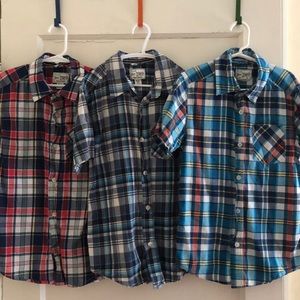 Boys Plaid Shirt Bundle